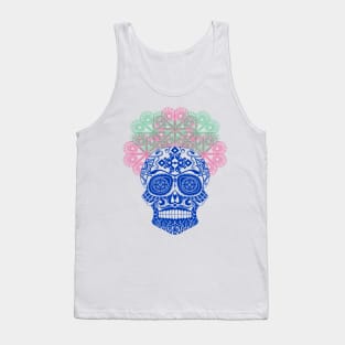 blue catrina calavera ecopop Tank Top